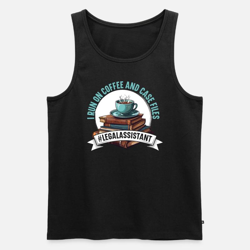 Juristischer Assistent Jurastudent Beruf Rechtsanwaltsfachangestellte - Männer Premium Bio Tank Top - Schwarz