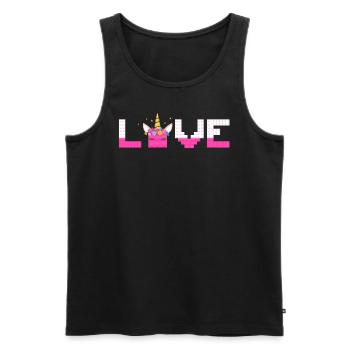 Master Builder Bricks Blocks Play Building Blocks - Men's Premium Organic Tank Top - black - Front - AI Model Male 178 light (178cm)