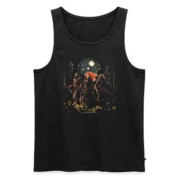 GN GN GN Jeu vidéo de rôle en direct - Débardeur bio Premium Homme - noir - Devant - Michal (187cm)