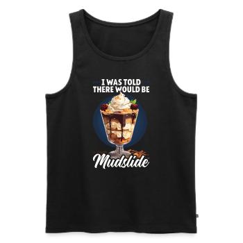 Mudslide Lover Cocktail Drink Food Lover Alcoholic - Men's Premium Organic Tank Top - black - Front - AI Model Male 178 light (178cm)