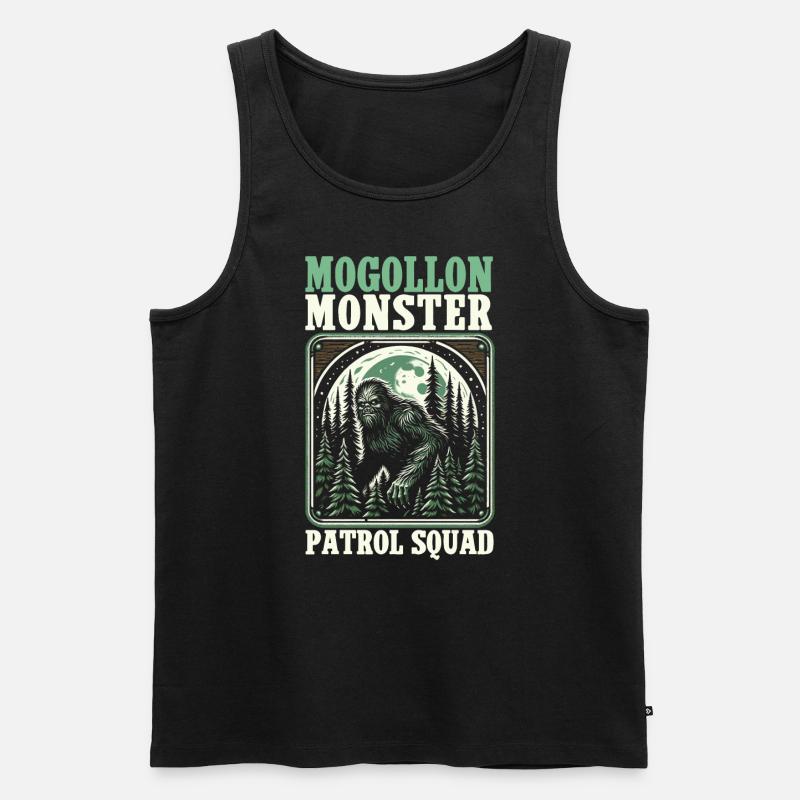 Mogollon Mostro Mitico Criptozoologia Criptide - Canottiera ecologica premium da uomo - nero