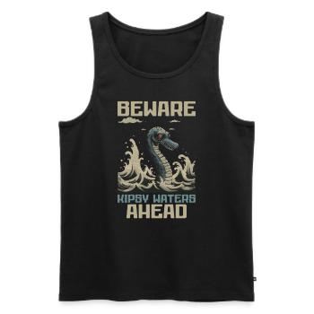 Hudson River Monster Kipsy Kryptozoologie Kryptid - Männer Premium Bio Tank Top - Schwarz - Vorne - AI Model Male 178 light (178cm)