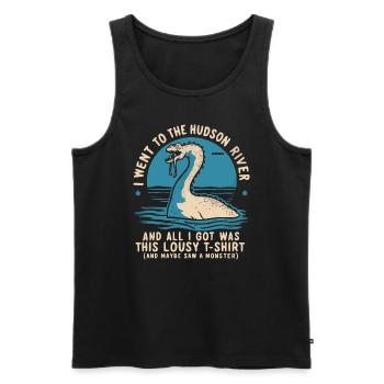 Hudson River Monster Kipsy Kryptozoologie Kryptid - Männer Premium Bio Tank Top - Schwarz - Vorne - AI Model Male 178 light (178cm)