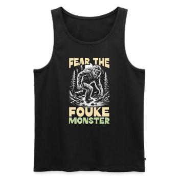 Monstre de Fouke Sasquatch du Sud Cryptozoologie - Débardeur bio Premium Homme - noir - Devant - Michal (187cm)