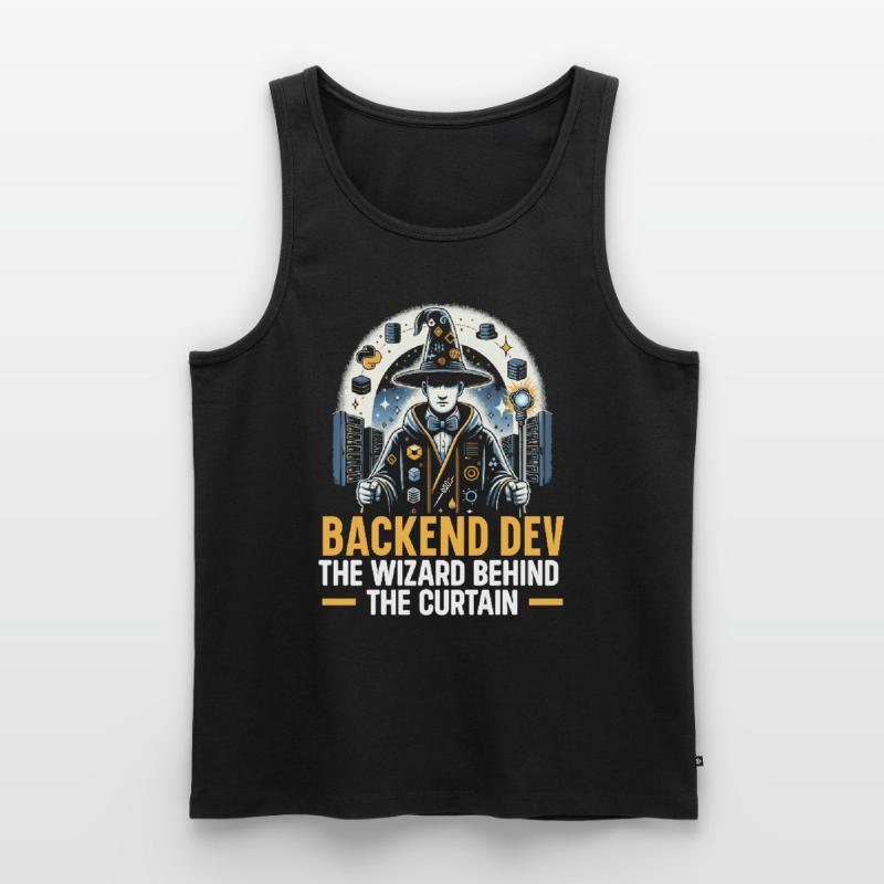 Backend-Entwickler Programmierung Softwareprogrammierer Männer Premium Bio Tank Top