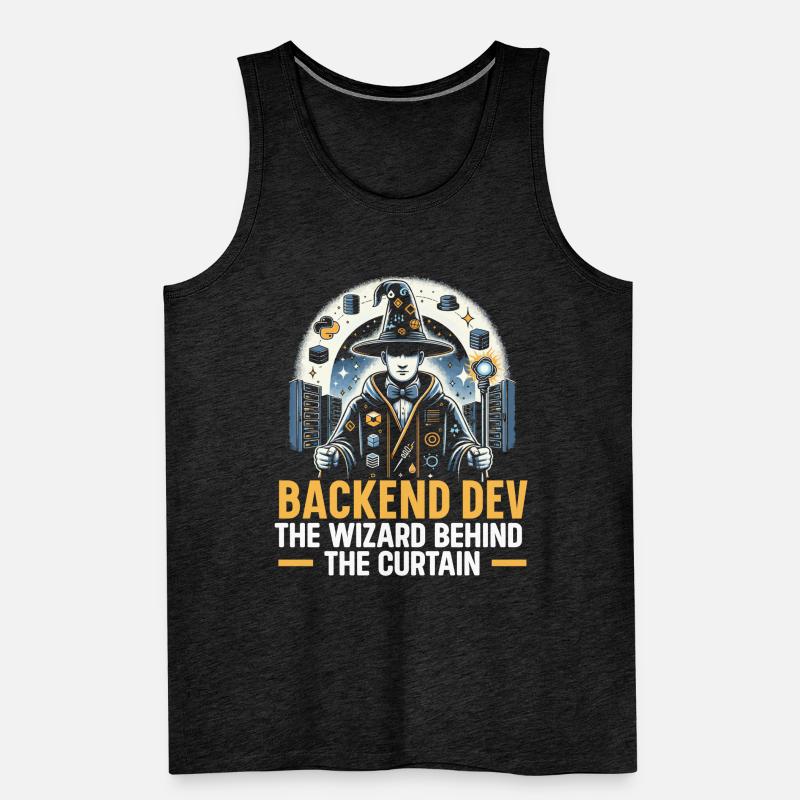 Backend-Entwickler Programmierung Softwareprogrammierer Männer Premium Bio Tank Top