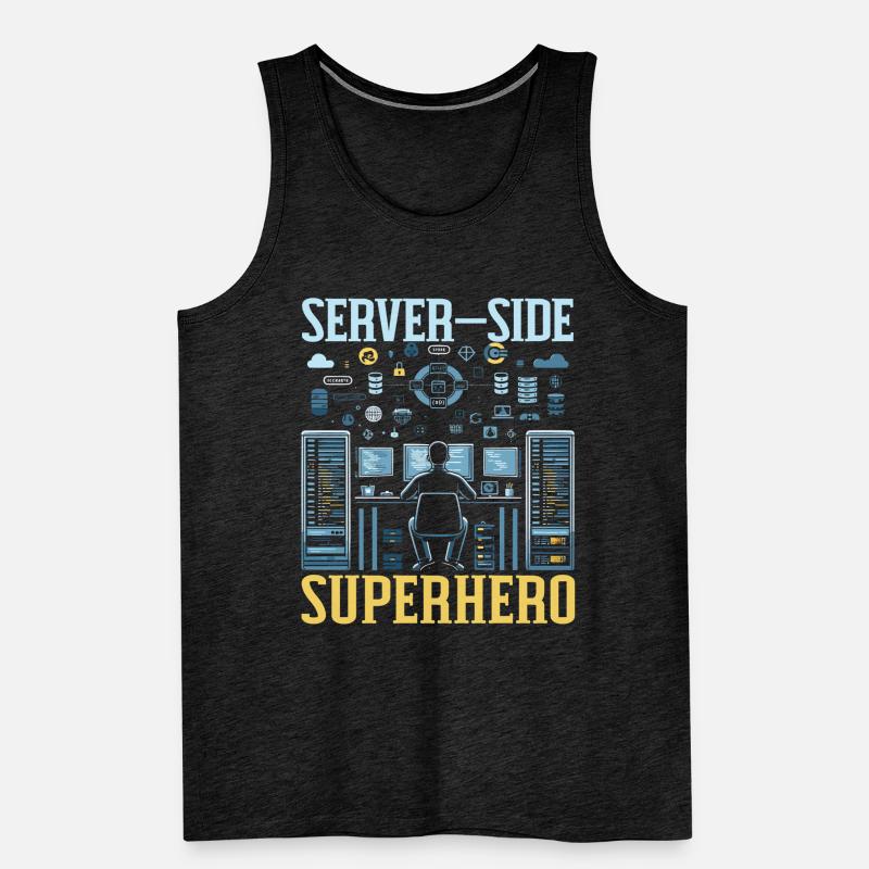 Backend-Entwickler Programmierung Softwareprogrammierer Männer Premium Bio Tank Top
