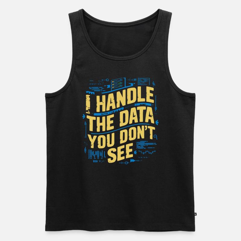Backend-Entwickler Programmierung Softwareprogrammierer - Männer Premium Bio Tank Top - Schwarz