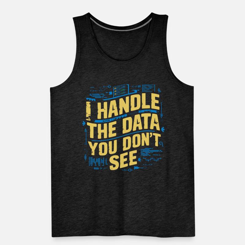 Backend-Entwickler Programmierung Softwareprogrammierer Männer Premium Bio Tank Top