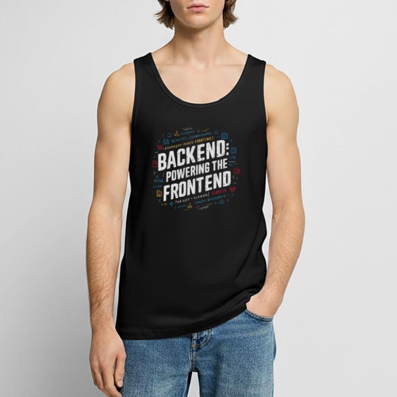 Backend-Entwickler Programmierung Softwareprogrammierer Männer Premium Bio Tank Top