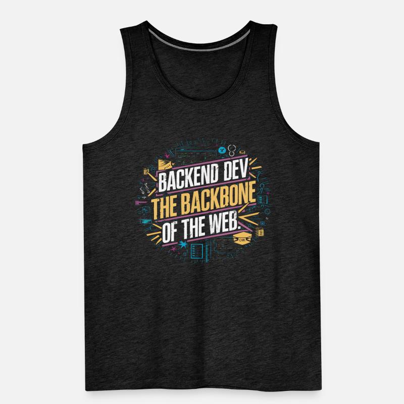 Backend-Entwickler Programmierung Softwareprogrammierer Männer Premium Bio Tank Top