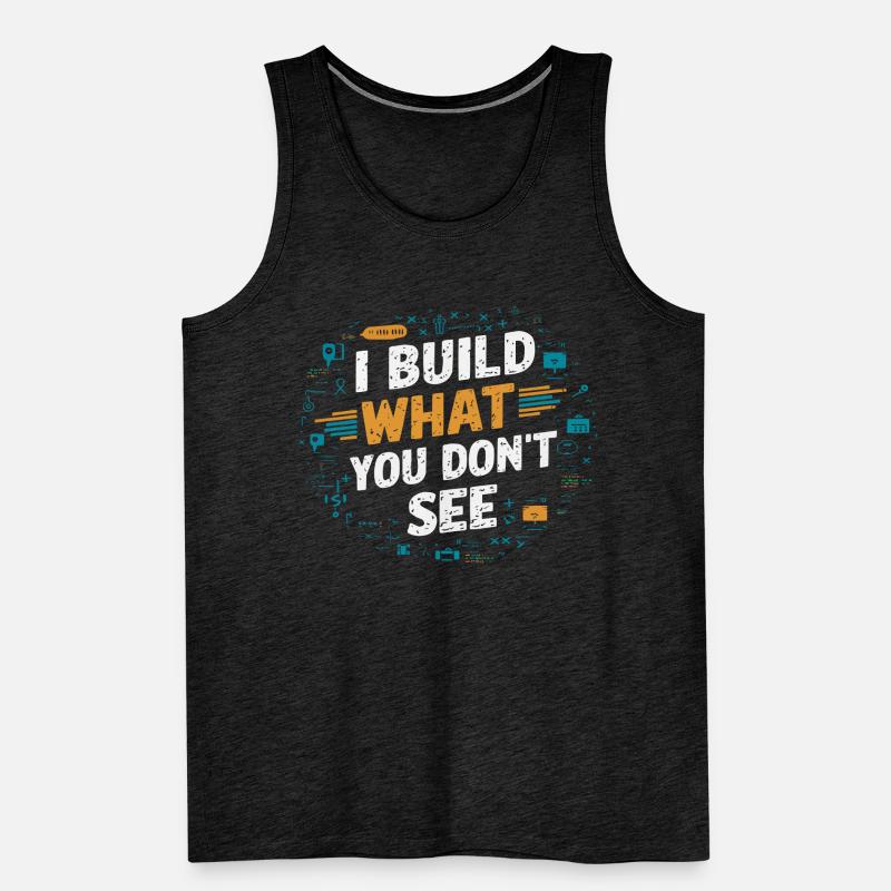 Backend-Entwickler Programmierung Softwareprogrammierer Männer Premium Bio Tank Top
