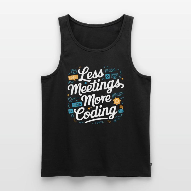 Backend-Entwickler Programmierung Softwareprogrammierer Männer Premium Bio Tank Top