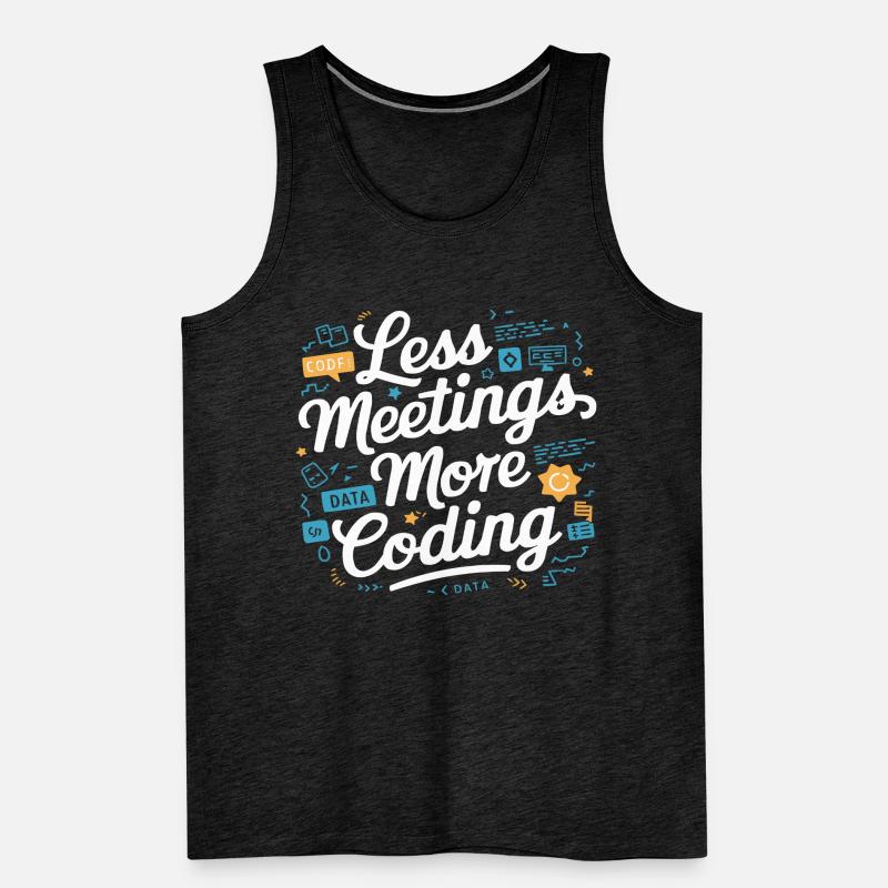 Backend-Entwickler Programmierung Softwareprogrammierer Männer Premium Bio Tank Top