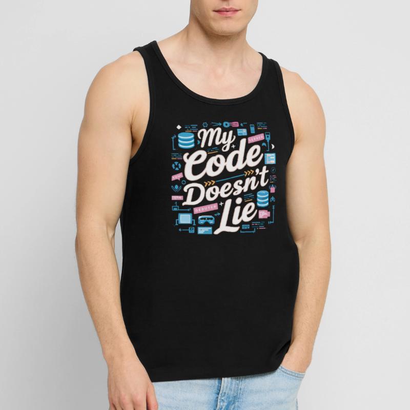 Backend-Entwickler Programmierung Softwareprogrammierer Männer Premium Bio Tank Top