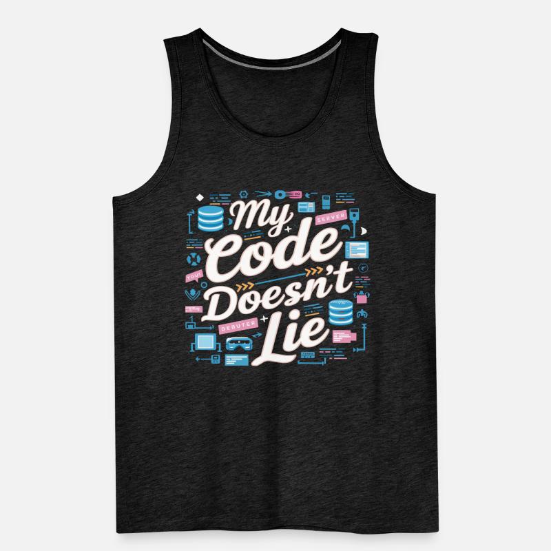 Backend-Entwickler Programmierung Softwareprogrammierer Männer Premium Bio Tank Top