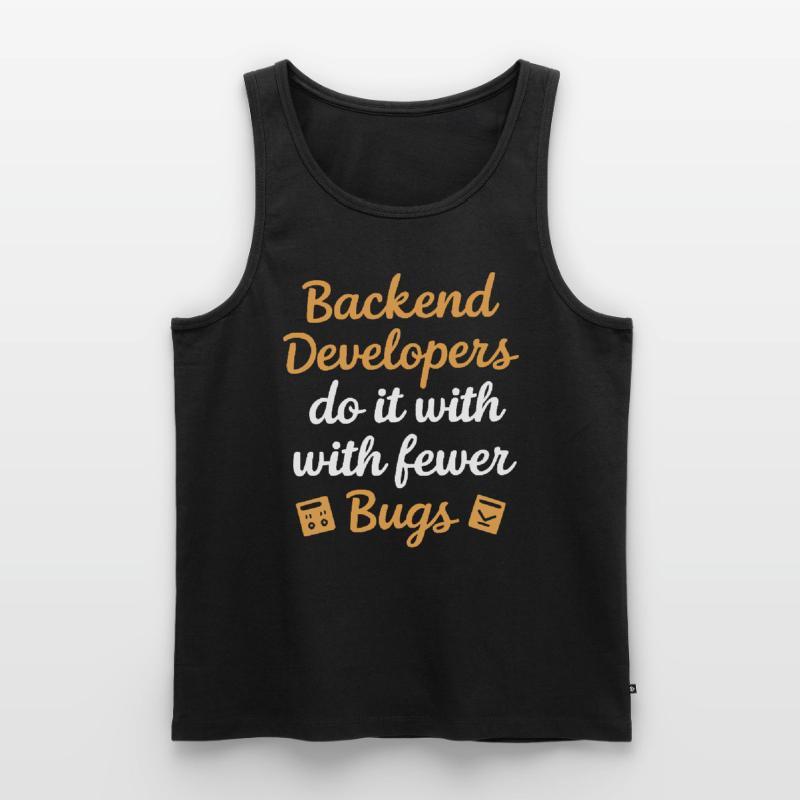 Backend-Entwickler Programmierung Softwareprogrammierer Männer Premium Bio Tank Top