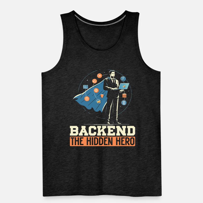 Backend-Entwickler Programmierung Softwareprogrammierer Männer Premium Bio Tank Top