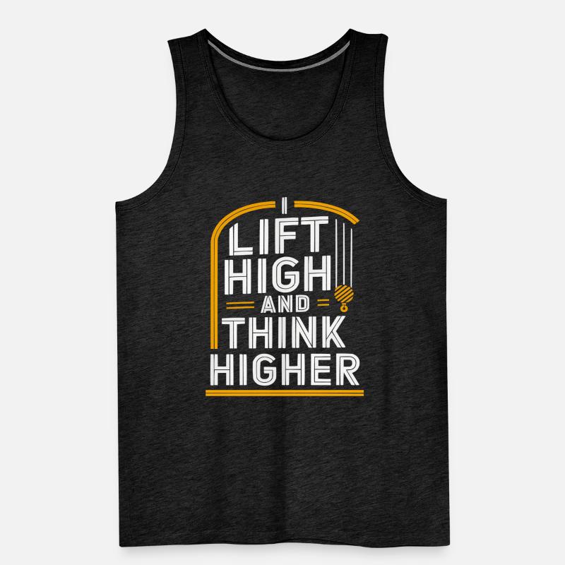 Crane Operator Job Profession Construction Worker Men's Premium Organic Tank Top