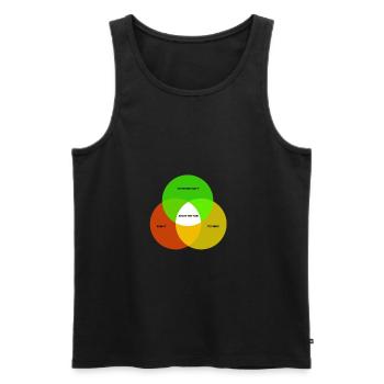 Architekt Architekten Architektur Bauzeichner - Männer Premium Bio Tank Top - Schwarz - Vorne - Michal (187cm)