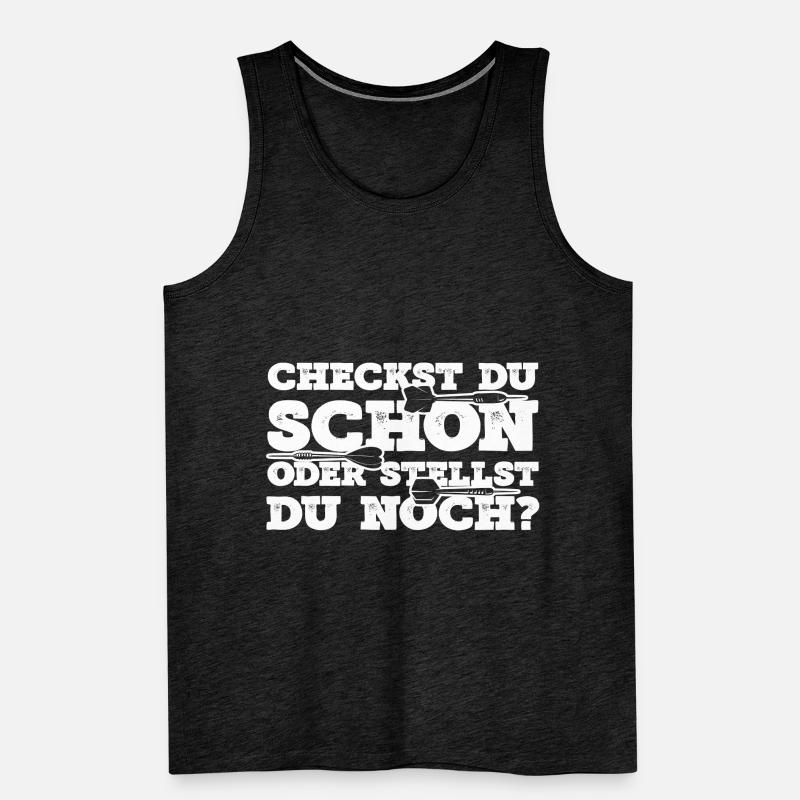 Checkst Du Schon Oder Stellst Du Noch? Männer Premium Bio Tank Top
