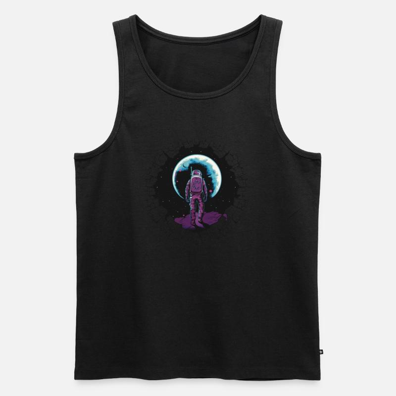 🚀 Caspernaut Black Edge 🚀 - Männer Premium Bio Tank Top - undefined