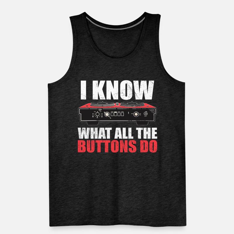 I know what all the buttons do Men's Premium Organic Tank Top