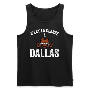 country, country fan, country music - Men's Premium Organic Tank Top - black - Front - AI Model Male 178 light (178cm)