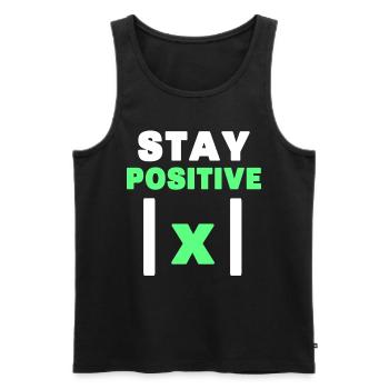 Math nerd - Men's Premium Organic Tank Top - black - Front - AI Model Male 178 light (178cm)