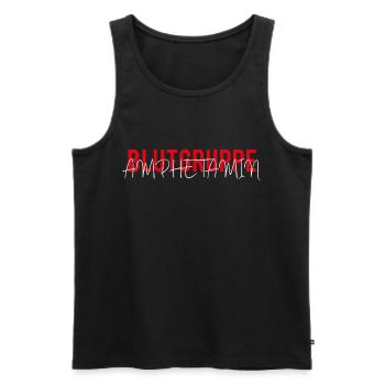 Blutgruppe AMPHETAMIN Speed Feiern Geschenkidee - Männer Premium Bio Tank Top - Schwarz - Vorne - Michal (187cm)