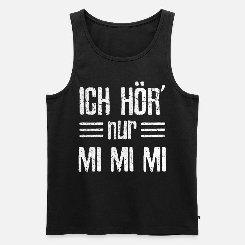 Mimi - Männer Premium Bio Tank Top - Schwarz