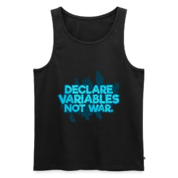 Program - Men's Premium Organic Tank Top - black - Front - Michal (187cm)