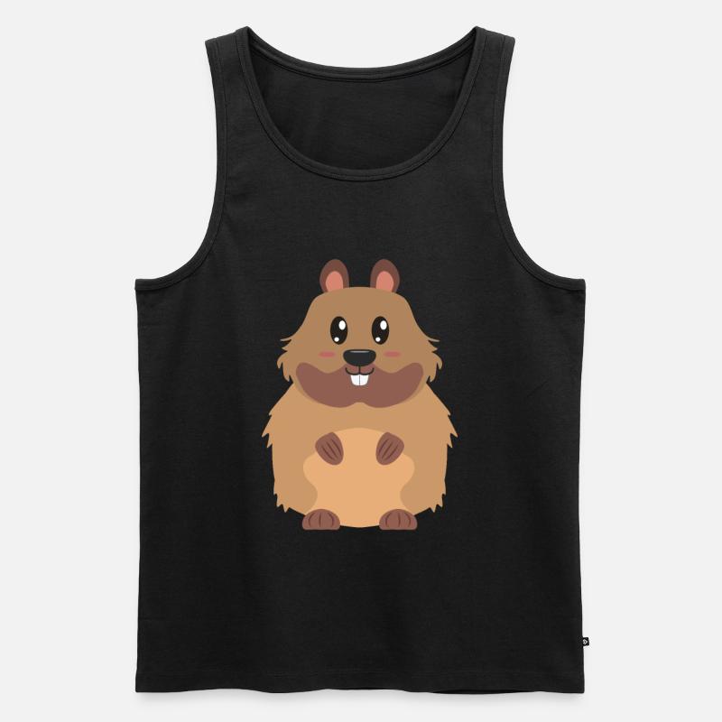 Biber - Männer Premium Bio Tank Top - Schwarz
