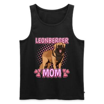 Leonberger Leonberger Mom - Männer Premium Bio Tank Top - Schwarz - Vorne - AI Model Male 178 light (178cm)