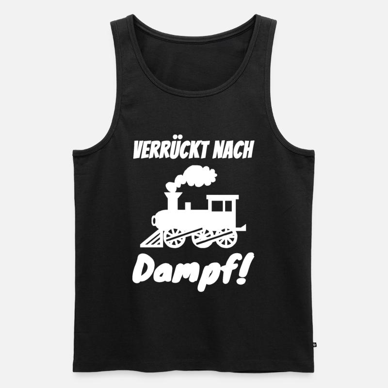 Eisenbahn Eisenbahner - Männer Premium Bio Tank Top - Schwarz