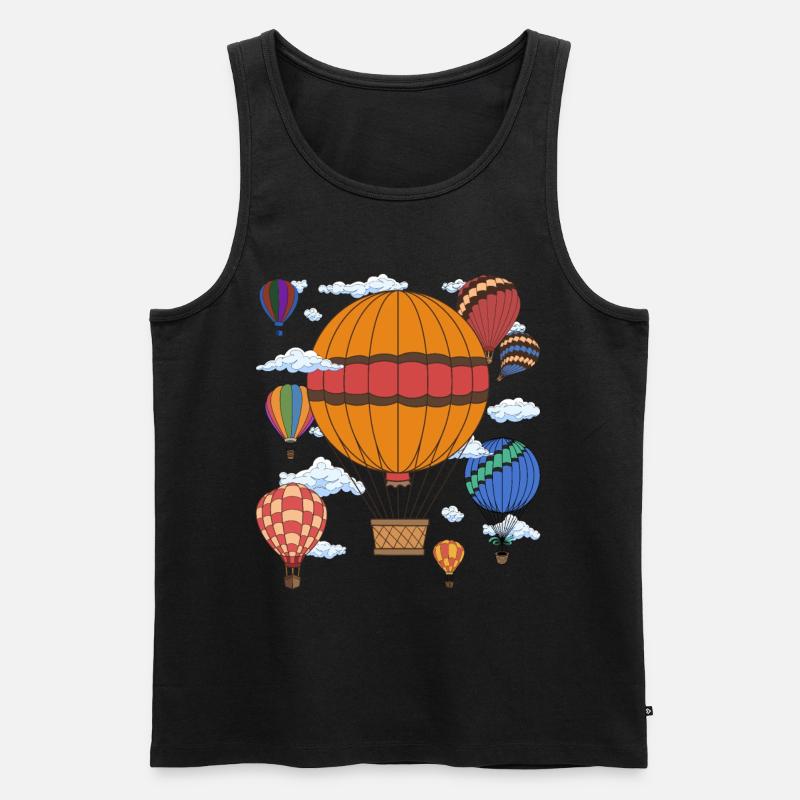 Balloon - Men's Premium Organic Tank Top - black