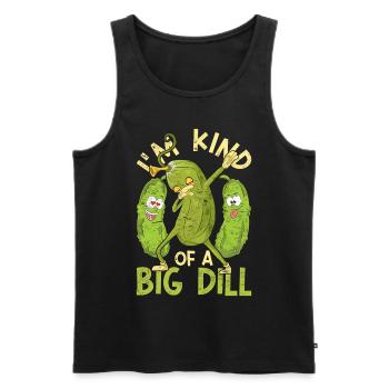 Dabbing Gewürzgurke Geschenkidee Gemüse Gurke - Männer Premium Bio Tank Top - Schwarz - Vorne - Michal (187cm)