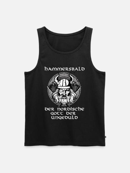 Hammersbald - Men's Premium Organic Tank Top - black