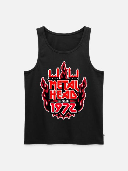 METALHEAD since 1972 - Men's Premium Organic Tank Top - black