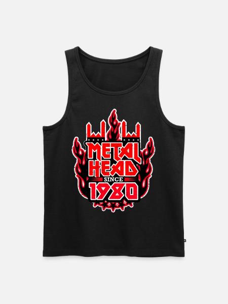 METALHEAD since 1980 - Men's Premium Organic Tank Top - black