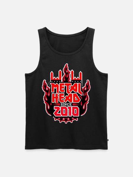 METALHEAD since 2010 - Men's Premium Organic Tank Top - black