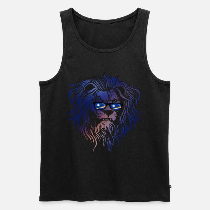 Marshallinseln - Männer Premium Bio Tank Top - Schwarz