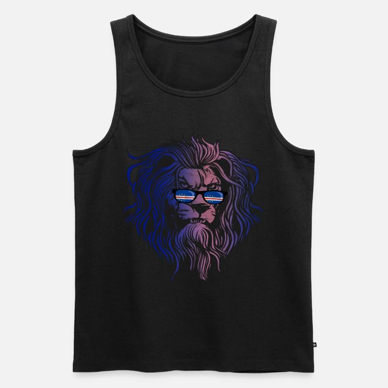 Kap Verde - Männer Premium Bio Tank Top - Schwarz