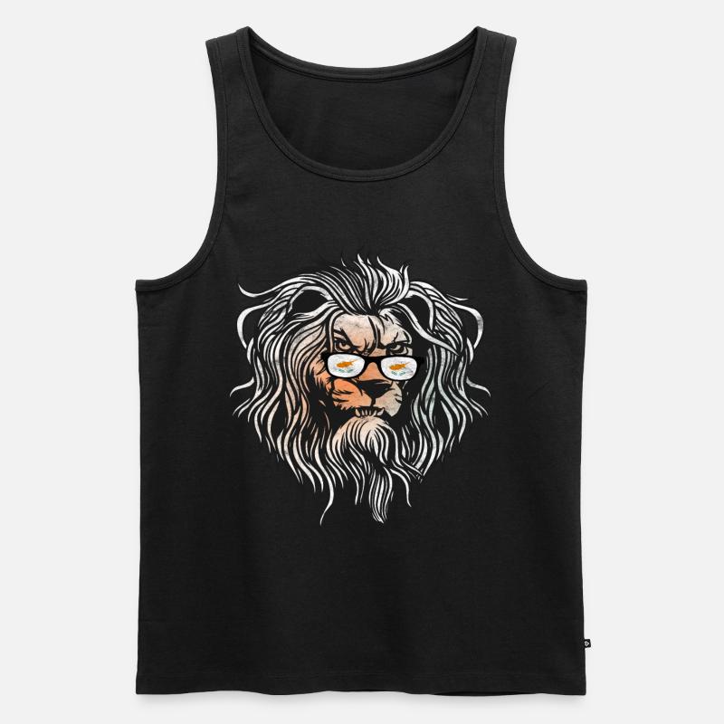 Zypern - Männer Premium Bio Tank Top - Schwarz