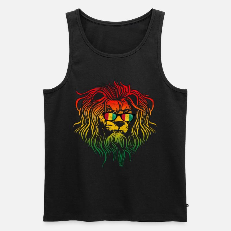 Guinea - Männer Premium Bio Tank Top - Schwarz