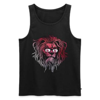 Nepal - Männer Premium Bio Tank Top - Schwarz - Vorne - AI Model Male 178 light (178cm)