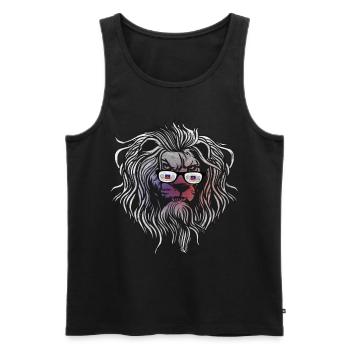 Mayotte - Männer Premium Bio Tank Top - Schwarz - Vorne - AI Model Male 178 light (178cm)