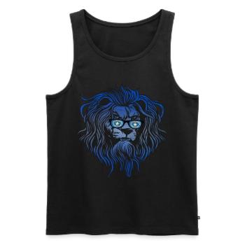 Mariannes du Nord (Îles) - Débardeur bio Premium Homme - noir - Devant - AI Model Male 178 light (178cm)