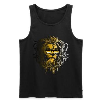 Empire russe - Débardeur bio Premium Homme - noir - Devant - AI Model Male 178 light (178cm)