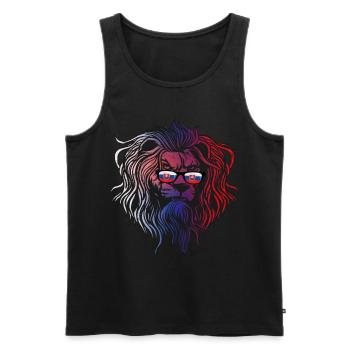 Slowakei - Männer Premium Bio Tank Top - Schwarz - Vorne - AI Model Male 178 light (178cm)